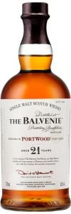 The Balvenie PortWood 21 Year Old Single Malt Scotch  NV / 750 ml.