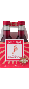 Barefoot Red Moscato  NV / 187 ml. 4 pack