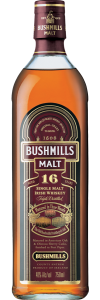 Bushmills Single Malt Irish Whiskey Aged 16 Years  NV / 750 ml.