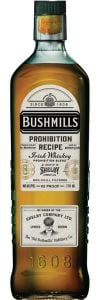 Bushmills Prohibition Recipe Irish Whiskey | "Peaky Blinders" Limited Edition  NV / 750 ml.