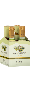 Cavit Pinot Grigio  current vintage / 187 ml. 4 pack
