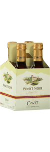 Cavit Pinot Noir  current vintage / 187 ml. 4 pack