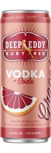 Deep Eddy Ruby Red Vodka & Soda  NV / 12 oz. can | 4 pack