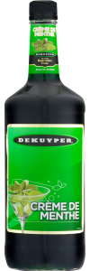 DeKuyper Creme de Menthe Green  NV / 1.0 L.