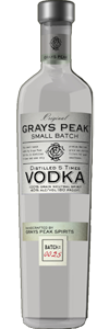 Grays Peak Small Batch Vodka  NV / 750 ml.
