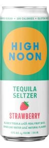 High Noon Strawberry Tequila Seltzer  NV / 355 ml. can | 4 pack
