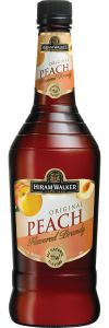 Hiram Walker Peach Flavored Brandy  NV / 1.0 L.