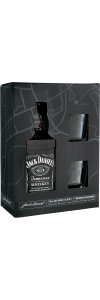 Jack Daniel's Old No. 7 Tennessee Whiskey  NV / 750 ml. gift set with two rocks glasses