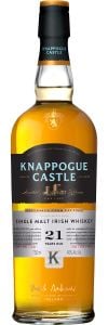 Knappogue Castle 21 Years Old Single Malt Irish Whiskey | Exclusive Cask Vatting  NV / 750 ml.