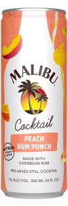 Malibu Peach Rum Punch Cocktail  NV / 355 ml. can | 4 pack