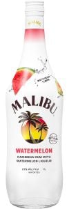 Malibu Watermelon | Caribbean Rum with Watermelon Liqueur  NV / 1.0 L.
