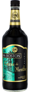 Mr. Boston Green Creme de Menthe  NV / 1.0 L.