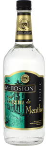 Mr. Boston White Creme de Menthe  NV / 1.0 L.