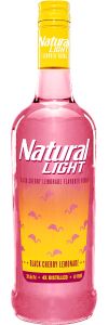 Natural Light Black Cherry Lemonade Flavored Vodka  NV / 750 ml.