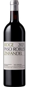 Ridge Paso Robles Zinfandel | Benito Dusi Ranch  2021 / 750 ml.