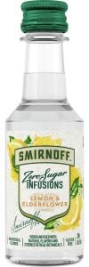 Smirnoff Zero Sugar Infusions Lemon & Elderflower  NV / 50 ml.