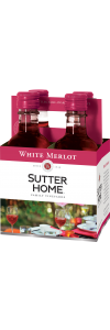 Sutter Home White Merlot  NV / 187 ml. 4 pack