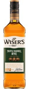 J.P. Wiser's Triple Barrel Rye | Blended Canadian Whisky  NV / 750 ml.