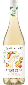 Yellow Tail Fresh Twist Peach & Mango | White Wine Infused with Natural Flavors  NV / 750 ml.