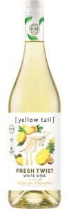 Yellow Tail Fresh Twist Tropical Pineapple | White Wine Infused with Natural Flavors  NV / 750 ml.