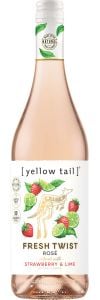 Yellow Tail Fresh Twist Strawberry & Lime | Rose Wine Infused with Natural Flavors  NV / 750 ml.