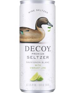 Decoy Premium Seltzer Sauvignon Blanc with Vibrant Lime
