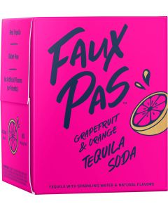 Faux Pas Grapefruit &amp; Orange Tequila Soda