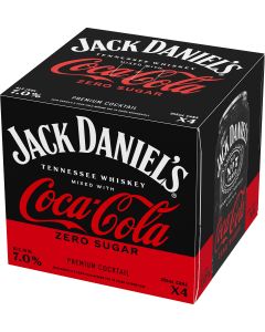 Jack Daniel&rsquo;s &amp; Coca Cola Zero Sugar
